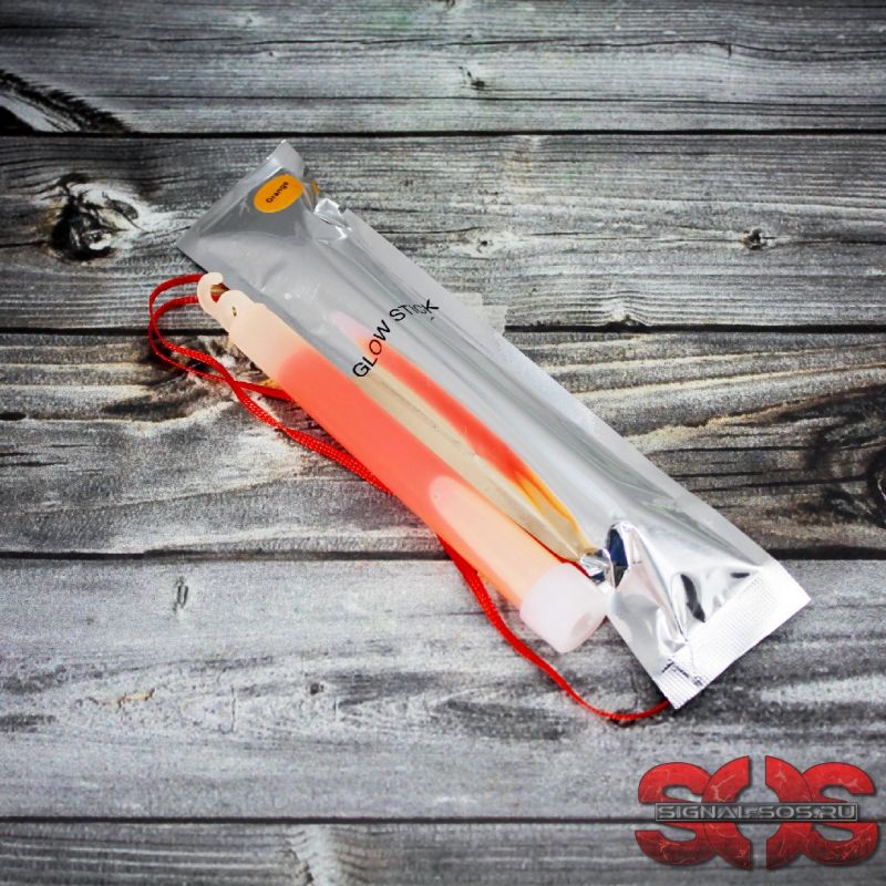 Светящиеся палочка ХИС 15 см. «GLOW STICK» оранжевый в фольге Светящиеся палочка ХИС 15 см. «GLOW STICK» оранжевый в фольге