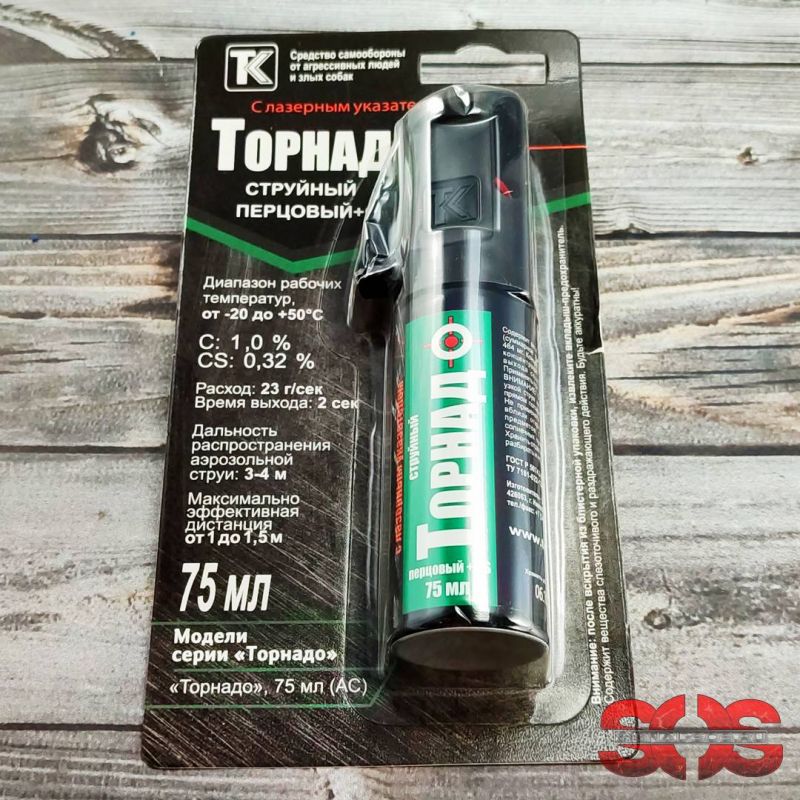Газовый баллончик Торнадо 75 мл. струйный от Техкрим